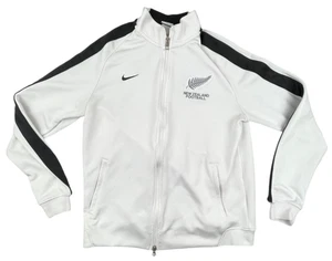 Nike Neuseeland 2014-15 Fußball/Soccer weiße Jacke Größe LARGE - Bild 1 von 9