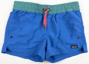 NWT PATAGONIA GIRLS COSTA RICA 3" BAGGIES SHORTS UNLINED SIZE XL 14 Vessel Blue - Picture 1 of 5