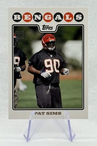 Pat Sims 2008 Topps #396 RC Cincinnati Bengals - Picture 1 of 2