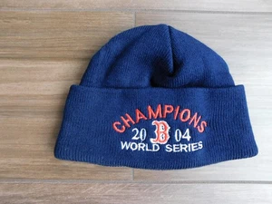 De colección Boston Red Sox Sombrero Gorro MLB Béisbol 2004 Serie Mundial Campeones Hombres - Imagen 1 de 2