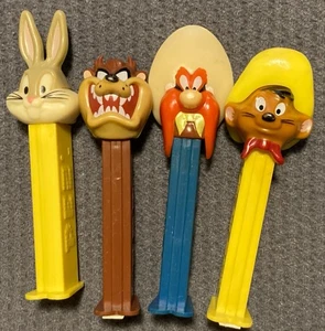 Lot of 4 Loose Pez Dispensers - Looney Tunes - Picture 1 of 3