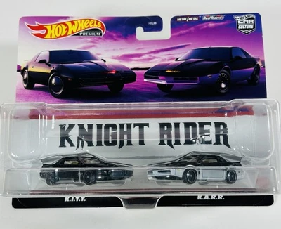 HOT WHEELS - Premium Car Culture - 2-Car Pack - KNIGHT RIDER - KITT and KARR - Image 1 of 4