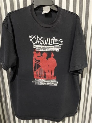 1 Camiseta XL The Casualties The New and Dangerous Element Negro 2002 Machete Foto 1 de 4
