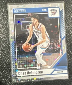 Chet Holmgren 2024-25 Panini Donruss Disco Card # 122 Thunder - Picture 1 of 2