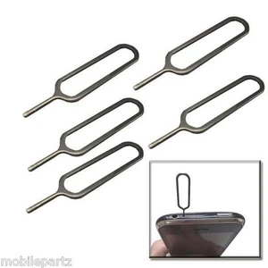 5 x Apple Sim Card Tray Removal Eject Tool for iPhone 4 4S 5 SE 6 6S 7 8 & iPad - Picture 1 of 1