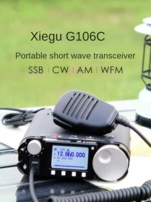 Xiegu G106 SDR HF Transceiver 5W QRP Radio SSB CW AM WFM Unterstützung FT8 Datenmodus - Bild 1 von 4