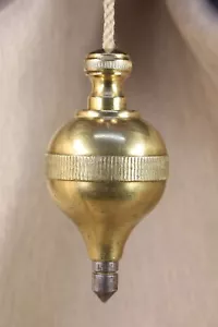 Plomada instrumental sin nuez. Pera S.XIX Instrumental plumb bob without nut. - Imagen 1 de 6