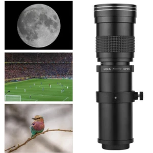 420-800mm F/8.3-16 Super Telephoto Lens MF Zoom for Canon EOS Rebel T1i T2i  BL - Picture 1 of 12
