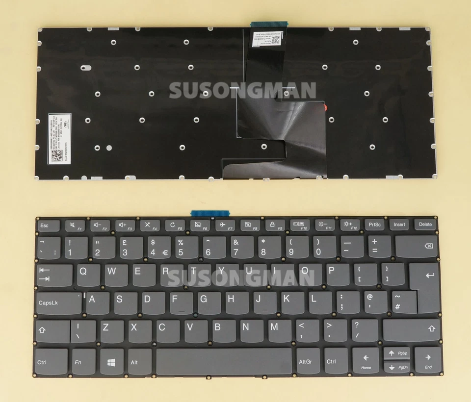 New UK Keyboard For Lenovo Ideapad 3-14IIL05 81WD 3-14IML05 81WA 3-14ITL05 81X7