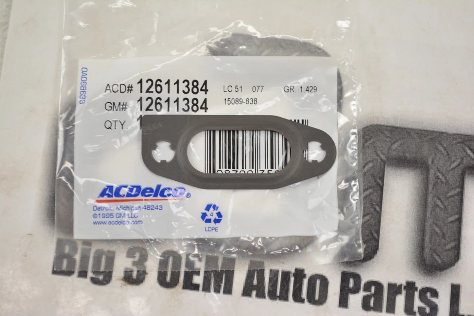 Junta de cárter de aceite Cadillac Chevrolet Pontiac GMC Buick Oldsmobile nueva OEM 12611384 Foto 1 de 2