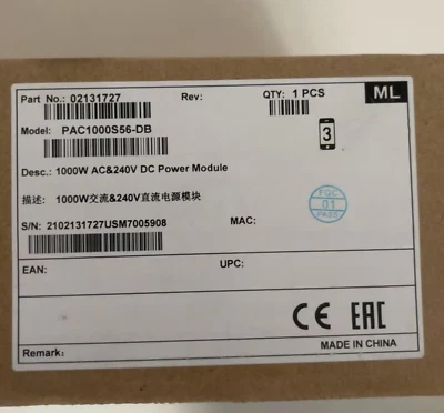 1PC New PAC1000S56-DB Switch Power Module Via FedEx or DHL - image 1 of 3