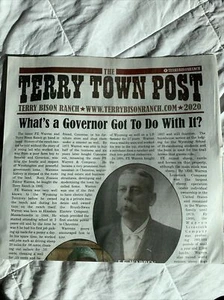 Periódico The Terry Bison Ranch Colorado Wyoming 2020 - Imagen 1 de 3