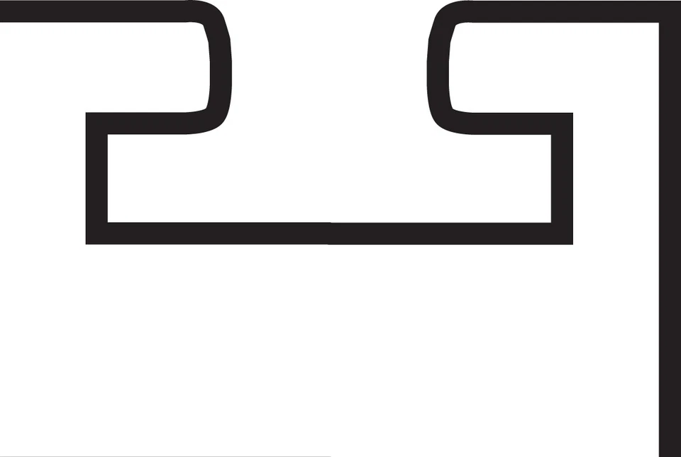 94-03 for Arctic Cat Mountain KIMPEX Graphite Slide Profile 2 Length 53.75" - Image 1 of 1