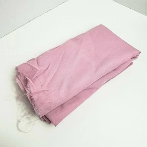 Cotton Blend Polyester Fabric sewing quilting clothing Pink 98x45" Vintage New - Picture 1 of 4