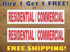 Residential Commercial  6"X24" Real Estate Rider Signs Buy 1 Get 1 Free 2 Sided