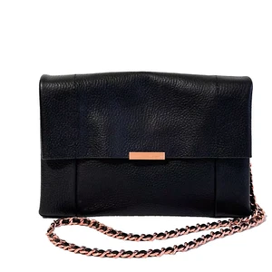 Ted Baker PARSON soft Leather cross body bag in Black - Picture 1 of 8