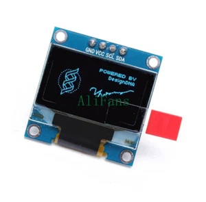 0.96" I2C IIC Serial 128X64 128*64 Blue OLED LCD LED Display Module for Arduino - Imagen 1 de 4