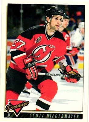 1993-94 Topps Premier #470 Scott Niedermayer Gold - Image 1 of 2