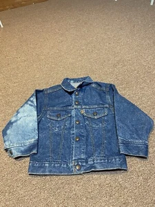 Vintage 1990s Levi’s Strauss Orange Tab Made In USA Kids Jacket - Picture 1 of 14