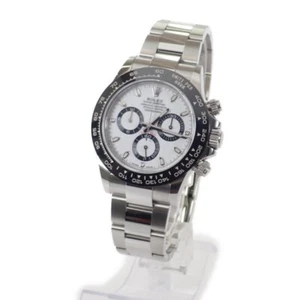 ROLEX Daytona Wristwatch Stainless Steel Ceramic Automatic White Dial Men's TGIS - Picture 1 of 10
