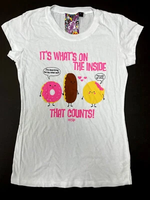 New Breed Girl T Shirt Its What On The Inside That Counts Made  The USA  Cotton - Image 1 of 4