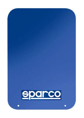 Juego de 4 guardabarros universales Sparco azul con logotipo azul/blanco coche/camión/SUV NUEVO Foto 1 de 1