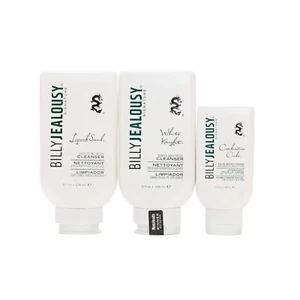 BILLY JEALOUSY - Trio White Knight Daily Facial Cleanser/Liquid Sand Gentle E... - Picture 1 of 2