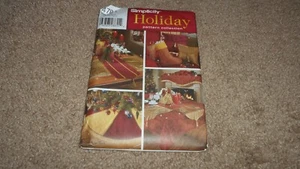 Simplicity Holiday #4784 Sewing Patterns / Christmas Accessories UNCUT FF - Picture 1 of 3