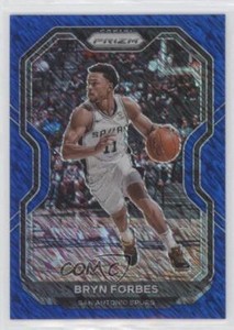 2020-21 Panini Prizm Blue Shimmer Prizm 19/35 Bryn Forbes #232