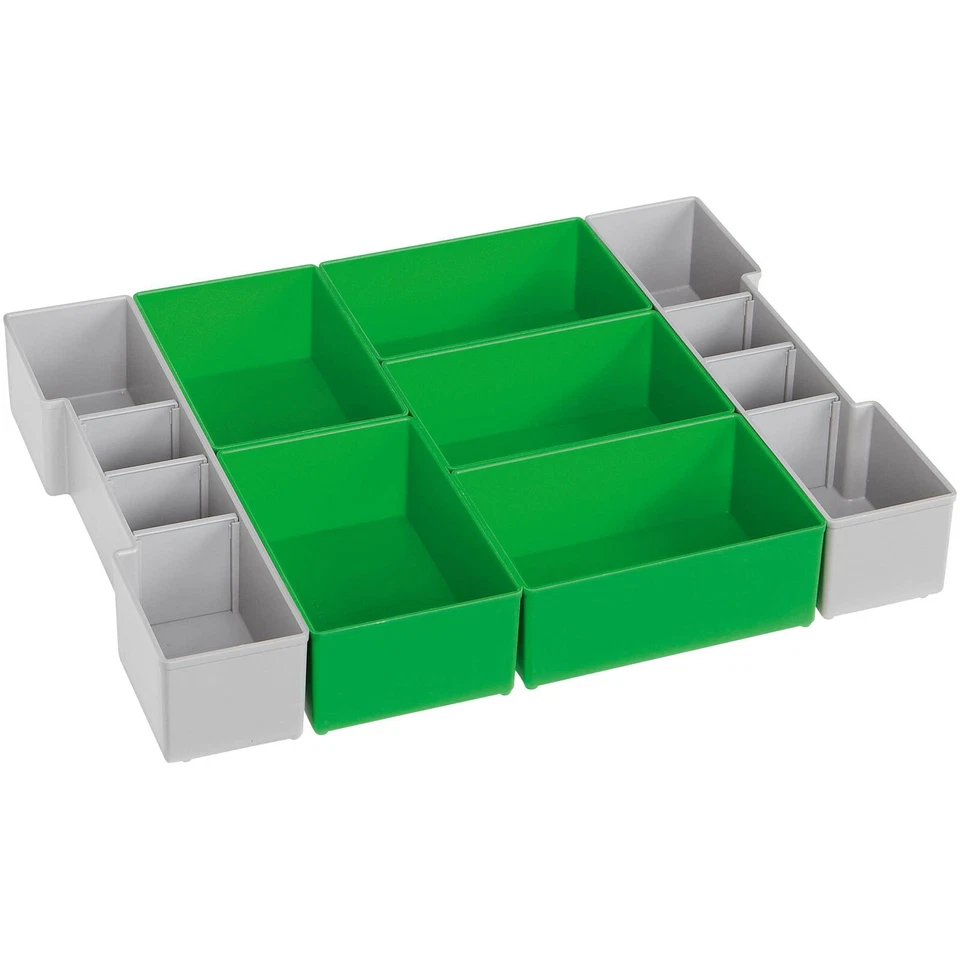 Sortimo 6000010094 LB102 Tray 13-Piece for L-BOXX102 Grey/Green - Image 1 of 1