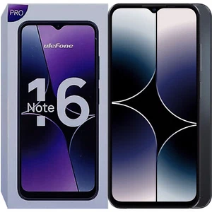 Ulefone Note 16 Pro 4G Meteorite Black 128GB + 8GB Dual-Sim Unlocked GSM NEW - Picture 1 of 4