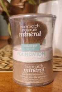 L'Oreal True Match Mineral Foundation N3/457 Natural Buff Sealed New Powder - Picture 1 of 2