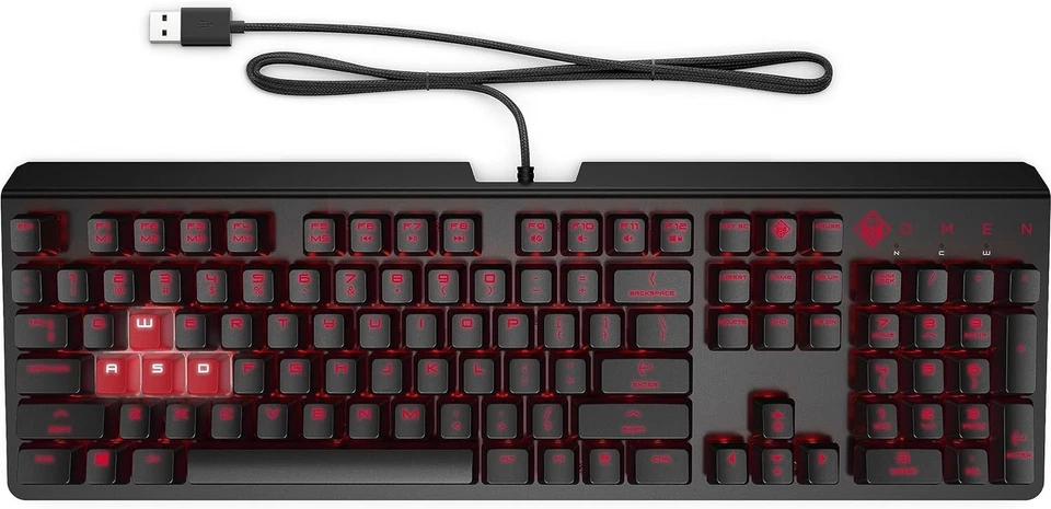 Tastiera Meccanica Gaming HP Omen Encoder Cherry MX Red Qwerty ITA 6YW76AA#ABZ - Immagine 1 di 1