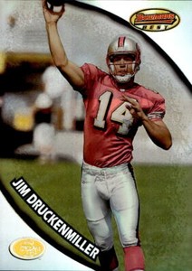 1997-98 Bowman's Best Jumbo Refractor #14 Jim Druckenmiller *5856