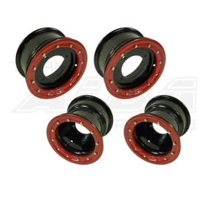 Predator 500 Outlaw 450 Front Rear Wheels Beadlock 10x5 9x8 Alba Racing Br 32 - Picture 1 of 1