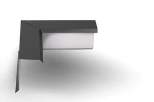 90° Ecke für Ortgangblech Ortecke Flachdach Außenwinkel Material auswählbar - Bild 1 von 7