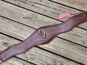 CWD Brown/Brown Padded Anatomic English Jumper Girth - 54"/135cm - NWT - Picture 1 of 8