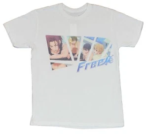Free! Eternal Summer Adult New T-Shirt - Boxed Character Pics - Picture 1 of 1