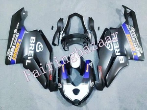 Fit for 2005 2006 Ducati 749 Matte Black White ABS Injection Fairing Kit - Picture 1 of 6