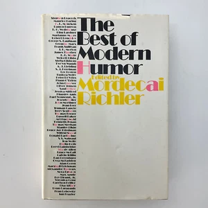 The Best of Modern Humor Mordecai Richler 1983 Hardcover Book - Picture 1 of 24
