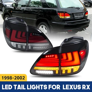 HC LED Clear Tail Lights For Lexus RX 330 350 400h 1998-2002 Start UP Animation  - Picture 1 of 17