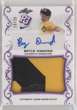 2018 Leaf Perfect Game National Showcase Purple /25 Bryce Osmond Patch Auto