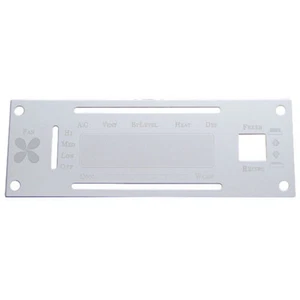 Placa de control de CA Kenworth de acero inoxidable con apertura - Imagen 1 de 1