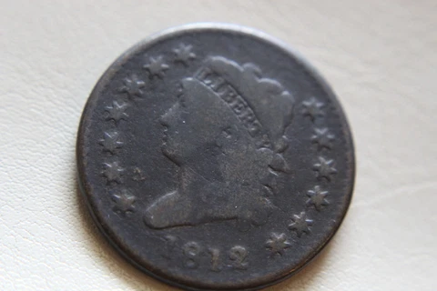 1812 Classic Head Large Cent ~ VG+ Cover