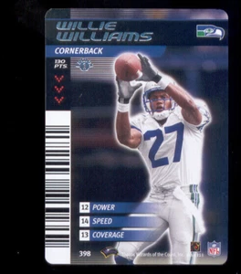Tarjeta de los Seattle Seahawks 2002 NFL Showdown Willie Williams - Imagen 1 de 1