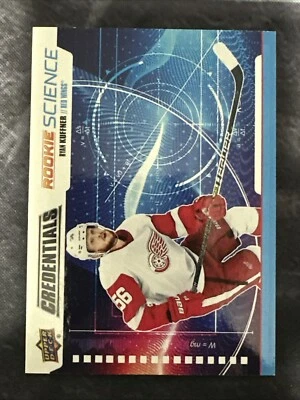 2019-20 Upper Deck Credentials Rookie Science RS31 Ryan Kuffner Detroit Red Wing - Image 1 of 2