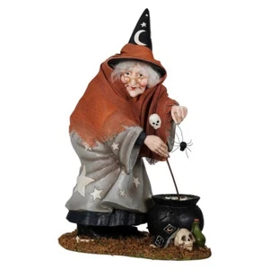 Bethany Lowe Halloween Star Luna Witch Cauldron Skull Bones Potions Spider NEW - Picture 1 of 6