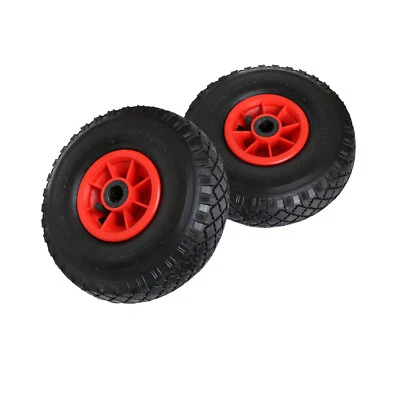 2 Stück Luft Rad 260x85 B-20 mm Sackkarrenrad Sackkarren Bollerwagen 3.00-4