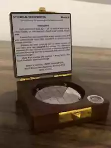 Antyk praca leśnictwo dostawcy sferyczna korona densymetr wklęsła trucizna - Zdjęcie 1 z 6