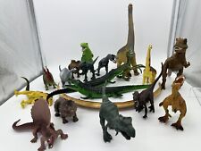 Dinosaur Figures Mixed Lot of 18 Assorted Brands Various Sizes